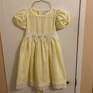 Rare Edition yellow dress nwot